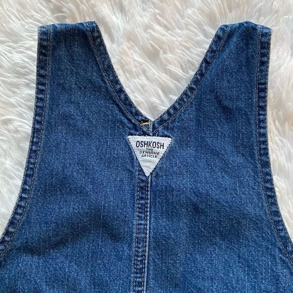 Oshkosh Bib Overall Jean Dress Girls  Size 4 - Picture 7 of 7
